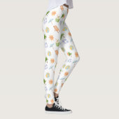 Tropische Jonge Kokosnoot Zomer Paradijs Leggings (Rechts)