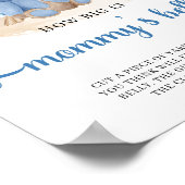 Tropische jongen Teddy beer Hoe groot is mama's bu Poster (Hoek)