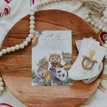 Tropische Jungle Baby Dieren | Baby Shower
