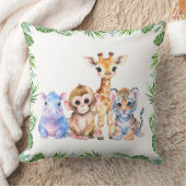 Tropische jungle baby dieren kussen (Deken)