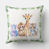 Tropische jungle baby dieren kussen (Achterkant)