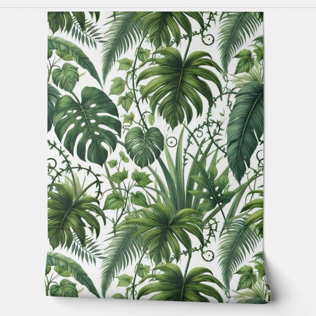Tropische Jungle Behang (Afrollen)