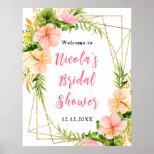 Tropische Jungle Bloemrijke Bruiloft Feest Begroet