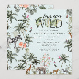 Tropische Jungle Dieren | Four Ever Wild Kaart