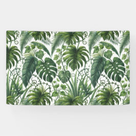 Tropische Jungle Spandoek