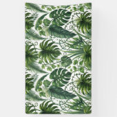 Tropische Jungle Spandoek (Verticaal)