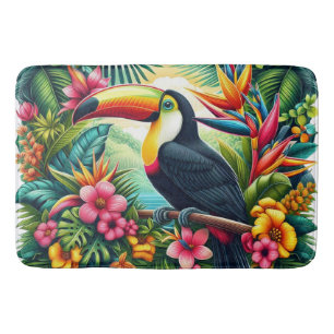 Tropische/Jungle Toekan vogel Badmat