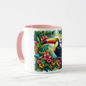 Tropische/Jungle Toekan vogel Brazilië Mok (Voorkant links)