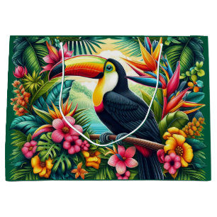 Tropische/Jungle Toekan vogel Groot Cadeauzakje