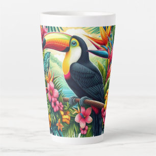 Tropische/Jungle Toekan vogel Latte Mok