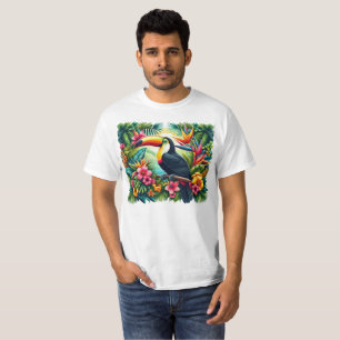 Tropische/Jungle Toekan vogel T-shirt