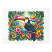 Tropische/Jungle Toekan vogel Tafelkleed (Voorkant (Horizontaal))