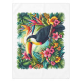 Tropische/Jungle Toekan vogel Tafelkleed (Voorkant)
