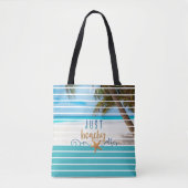 Tropische Just Beachy Beach Reizen Tote Bag (Voorkant)