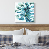 Tropische juwepalm 2 canvas afdruk (Insitu (Slaapkamer))