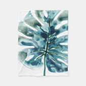 Tropische juwepalm fleece deken (Voorkant)