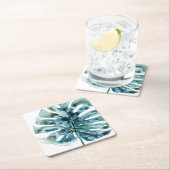 Tropische juwepalm kartonnen onderzetters (Insitu)