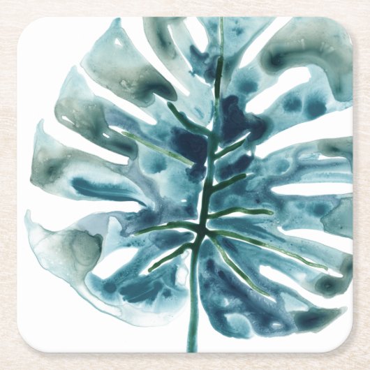 Tropische juwepalm kartonnen onderzetters (Voorkant)