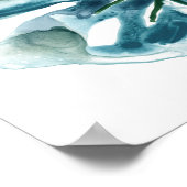 Tropische juwepalm poster (Hoek)