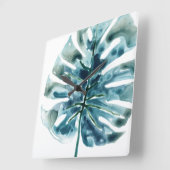 Tropische juwepalm vierkante klok (Hoek)