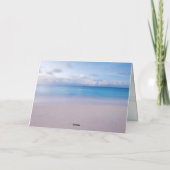 Tropische Kaarten voor de vrede in de kerstzee (Achterkant)