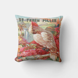  tropische kaketoe kussen