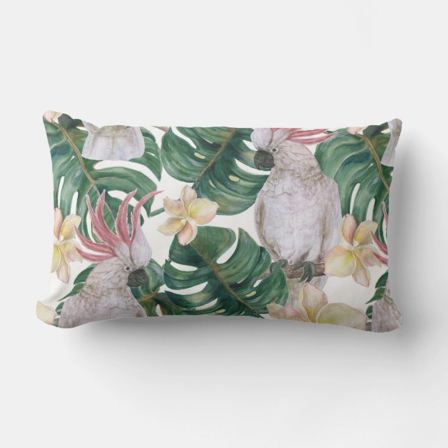  tropische kakkerbloem kussen (Voorkant)