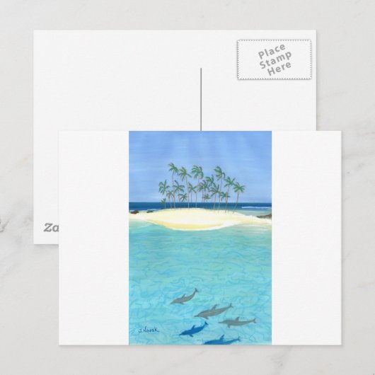 Tropische Kalmte Briefkaart (Voorkant / Achterkant)