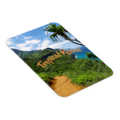 Tropische Kauai Nepali Coast Hawaii Magneet (Rechterzijde)
