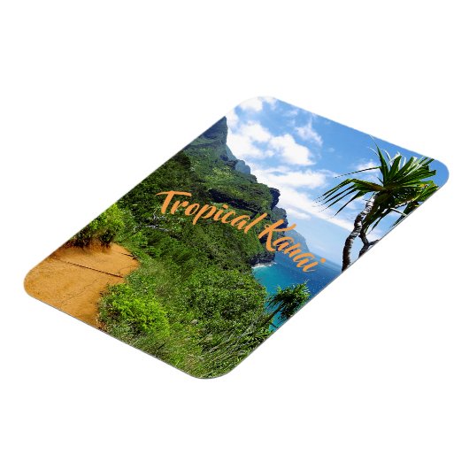 Tropische Kauai Nepali Coast Hawaii Magneet (Linkerzijde)