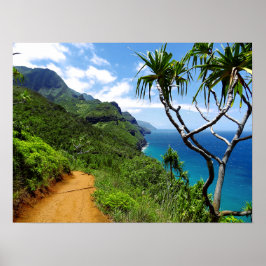 Tropische Kauai Nepali Coast Hawaii Poster