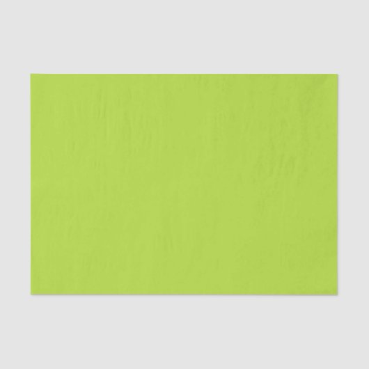 Tropische Kelp Bright Limoen Citron Neon Green Sol Tissuepapier (Voorkant)