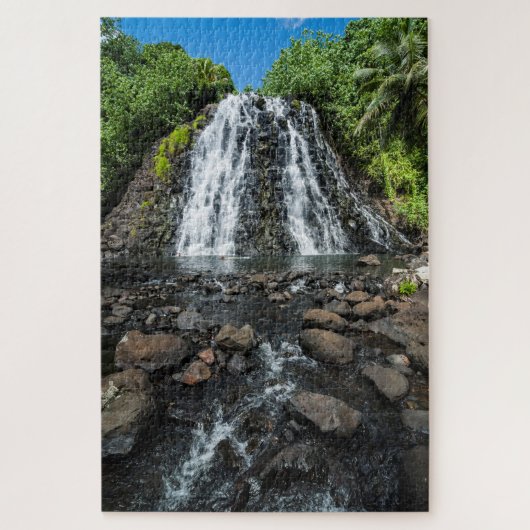 Tropische Kepirohi Waterval Legpuzzel (Verticaal)