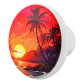 Tropische Keramische Deurknop/Pull Knop (Rechts)