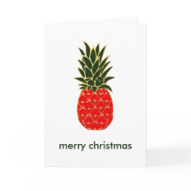 Tropische Kerst Ananas Wensen