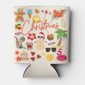 Tropische kerst blikjeskoeler (Voorkant)