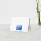 Tropische kerst bruiloft dank u kaarten (Achterkant)