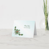 Tropische kerst bruiloft dank u kaarten (Voorkant)