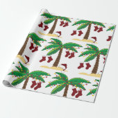Tropische kerst cadeaupapier (Uitgerold)