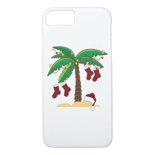Tropische kerst Case-Mate iPhone case (Achterkant)
