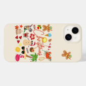 Tropische kerst Case-Mate iPhone case (Achterkant (horizontaal))