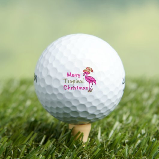 Tropische kerst golfballen (Insitu Shirt)