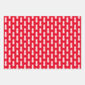 Tropische kerst in juli, aangepast voor ananasdruk inpakpapier vel (Voorkant 3)