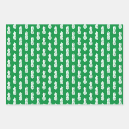 Tropische kerst in juli, aangepast voor ananasdruk inpakpapier vel (Voorkant 2)