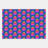 Tropische kerst in juli Monstera bladpatroon Inpakpapier Vel (Voorkant)