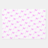 Tropische kerst in juli roze flamingo patroon inpakpapier vel (Voorkant 2)