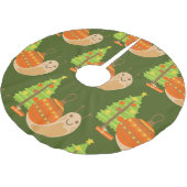 Tropische Kerst Juli Slak Zomer Kerstmis Kerstboom Rok (Gekanteld)