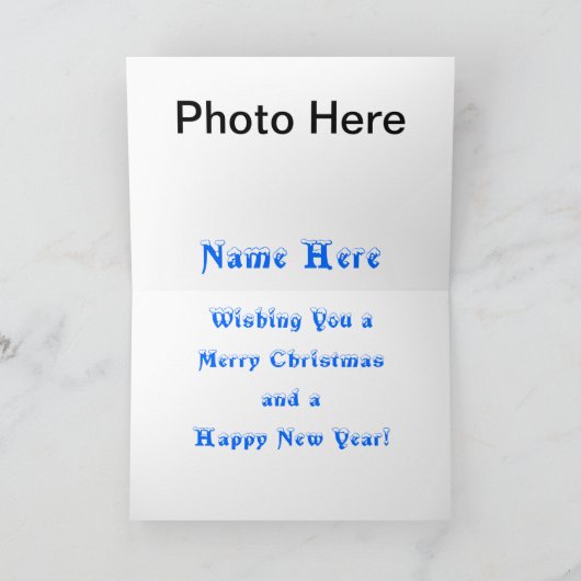 Tropische kerst Kaarten met strand (Binnen)