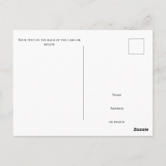 Tropische kerst kleurrijke groet briefkaart (Achterkant)