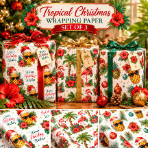 Tropische Kerst Pinaap Flamingo 